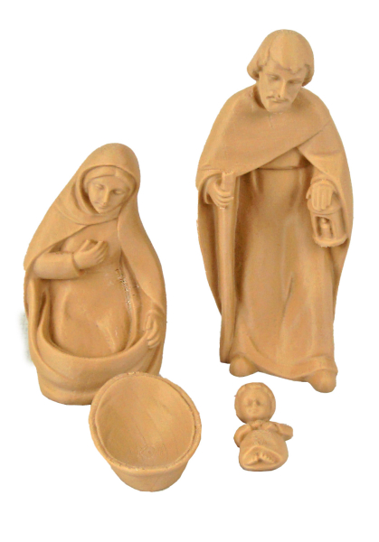 Preview: Krippenfiguren zum Selbstbemalen – 7-teiliges Krippenset aus Bayern aus dem 3D-Drucker
